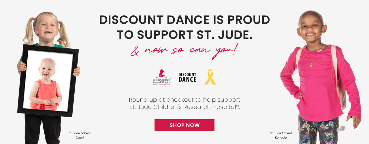 Banner asking customers to round up their orders and donate to St. Jude children's hospital.