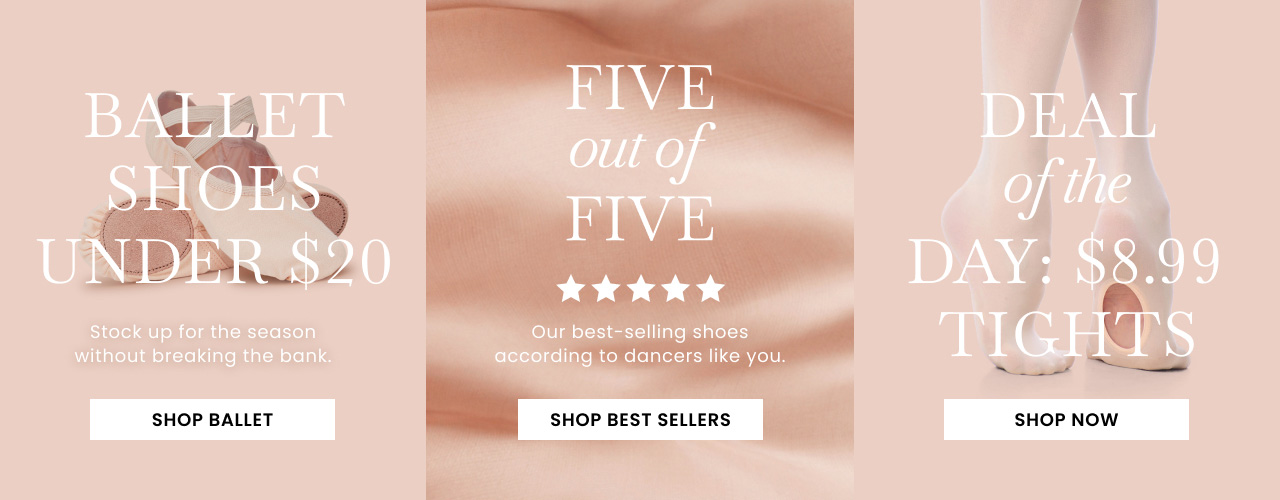 Ballet Shoes under $20