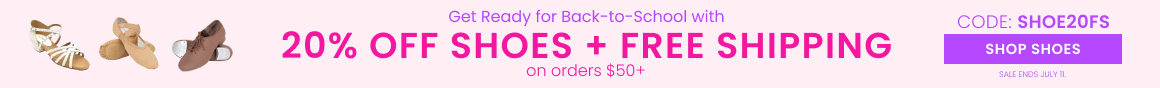 20% off Shoes + Free Shipping