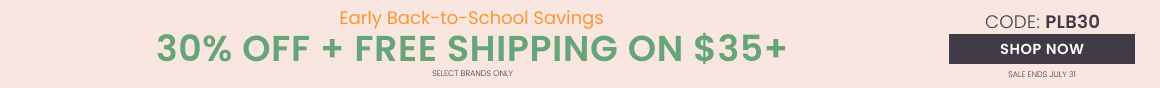 30% off select brands