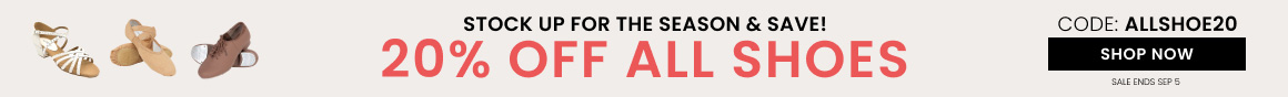 20% off All Dance Shoes