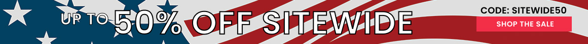 Up to 50% off Sitewide