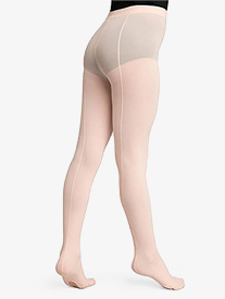 Capezio - Adult Ultra Soft Self Knit Waistband Back Seam Transition Tights