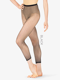 Capezio - Womens Cropped Fishnet Tights