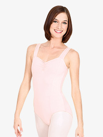 Theatricals - Womens Cotton Pinch Front Tank Cotton Dance Leotard