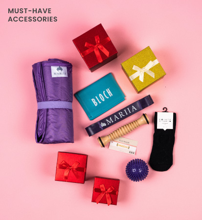 A collection of assorted accessories for dancers